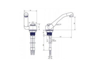 Comet Florenz Sıcak-Soğuk Katlanır Musluk (Mikro Switch'li) - 4