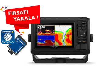 Garmin Echomap UHD2 52cv Balık Bulucu + Navionics Plus Harita Kartı - 1