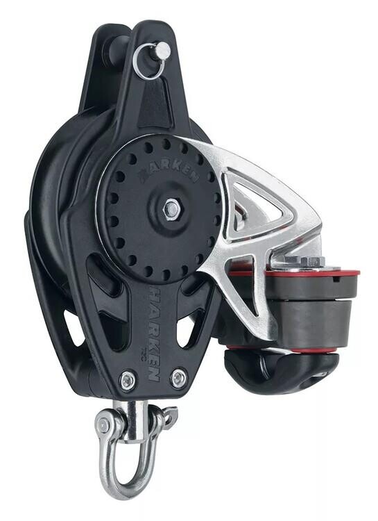 Harken 75mm Carbo Cem Kilitli Kuyruklu Tekli Makara / 12mm - 1