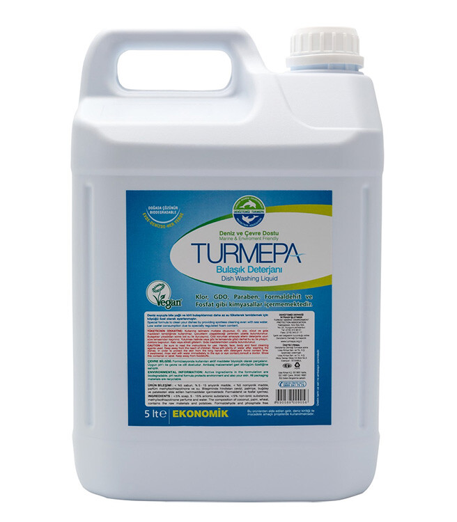 Turmepa Bulaşık Elde Yıkama Deterjanı 5 Litre - 1